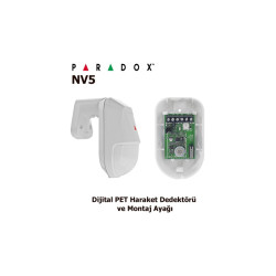 Paradox Nv5 Dijital Pet Haraket Dedektörü Ve Montaj Ayağı