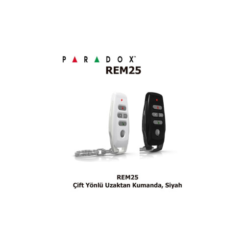 Rem25 Çift Yönlü Uzaktan Kumanda Siyah Rem25 Çift Yönlü Uzaktan Kumanda Siyah
